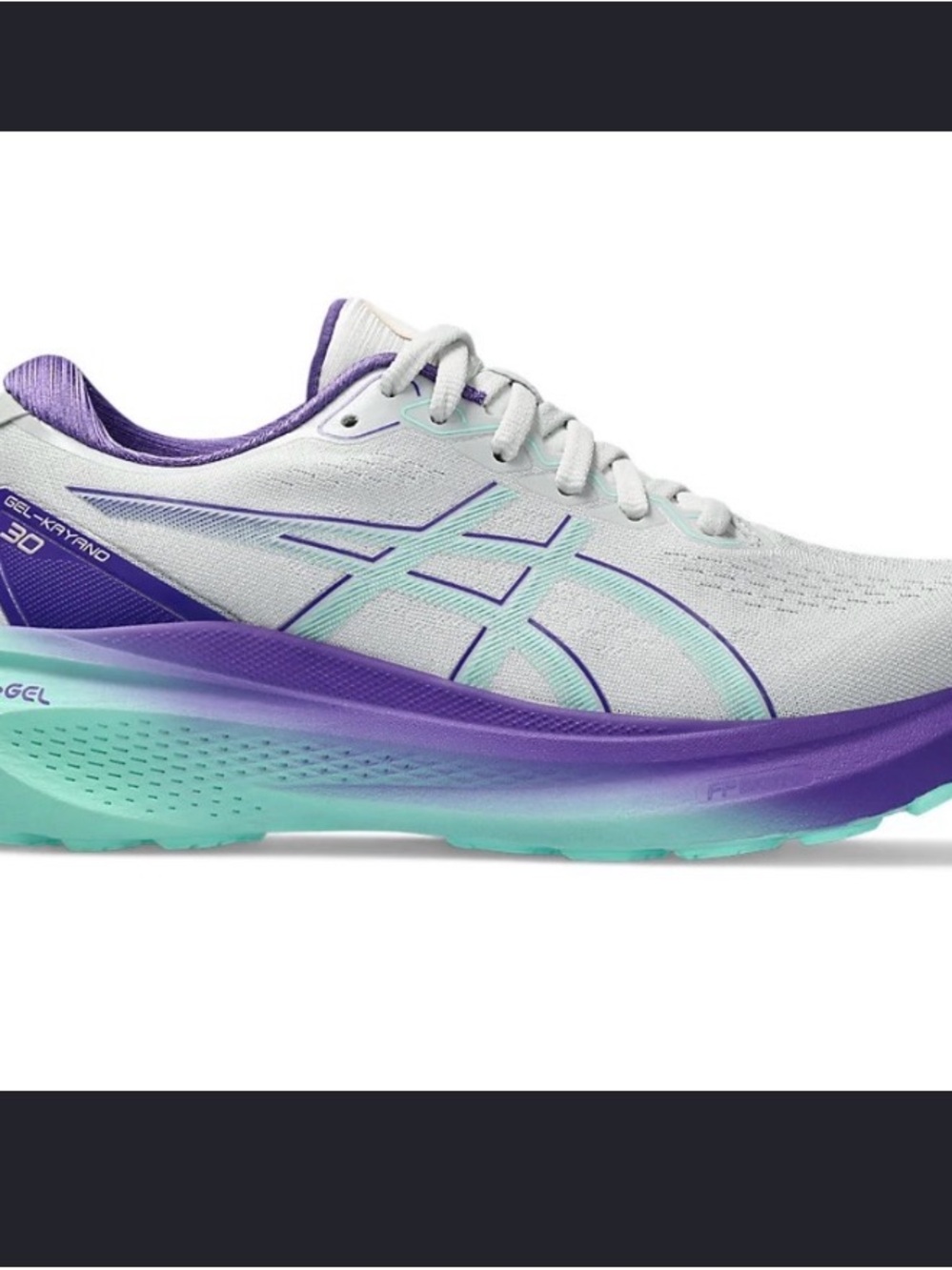 Asics Gel Kayano Sneakers with Teal & Purple Sneakers - Picture 5 of 5